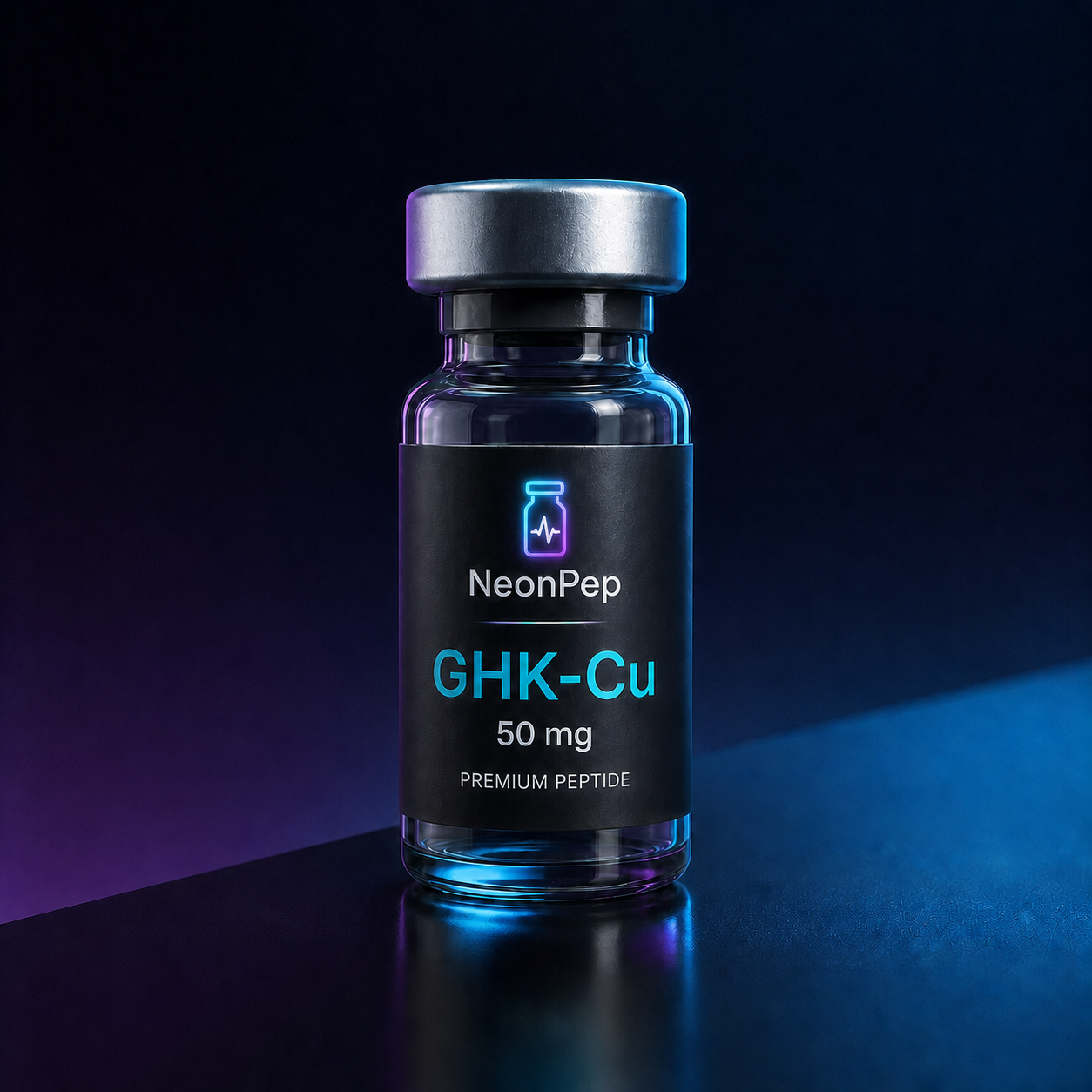 NeonPep GHK-Cu 50 mg premium peptide vial
